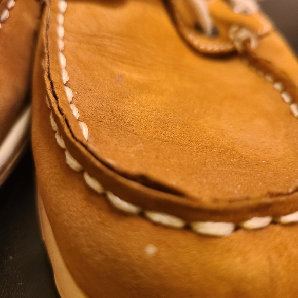 Margaritaville Womens Tan Leather Martinique MG9019H Boat Shoes Size US 8.5 - Picture 7 of 14